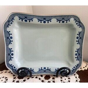 Blue China Display Tray by Oriental Accent